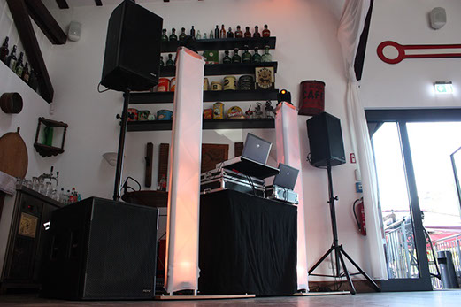 DJ Paket Deluxe bei Hochzeitsfeier im Alten Bahnhof Frechen bei Kölnmit DJ Fabian Jardin