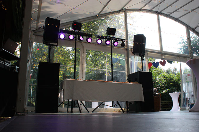 DJ Hochzeit im Dressler Park mit HyperTonLicht und DJ Fabian Jardin